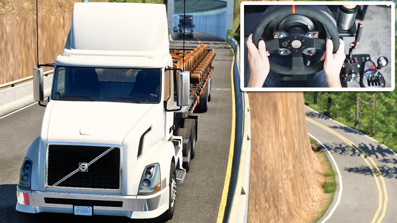 Driving Through the Prettiest Roads American Truck Simulator