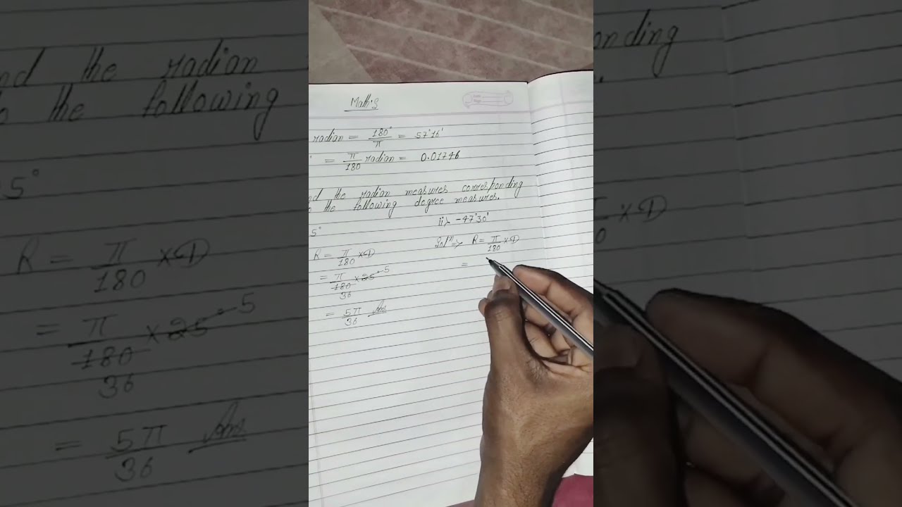 How To Convert Degree To Radian Trignometry MathematicalYouth YouTube How To Convert Degree To Radian Trignometry MathematicalYouth YouTube
