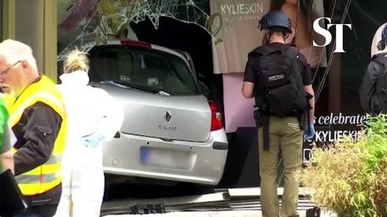 Car crashes into group of people in Berlin