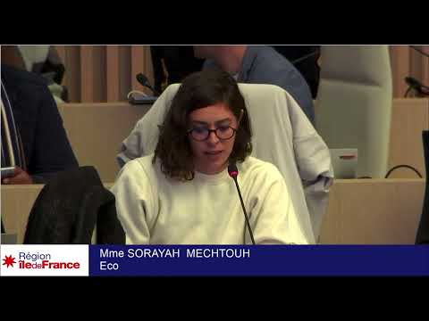 Budget Ile-de-France 2023 Enseignement Supérieur et Recherche - Intervention de Sorayah Mechtouch