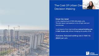 “The use and integration of innovation to optimize urban design” with Urban Dashboard