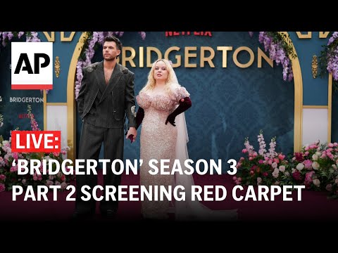 ‘Bridgerton’ season 3 part 2 screening LIVE: Stars arrive at Leicester Square