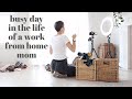 Day In The Life As A BUSY Working Mom | Potty Training, Filming, Podcast Interview...