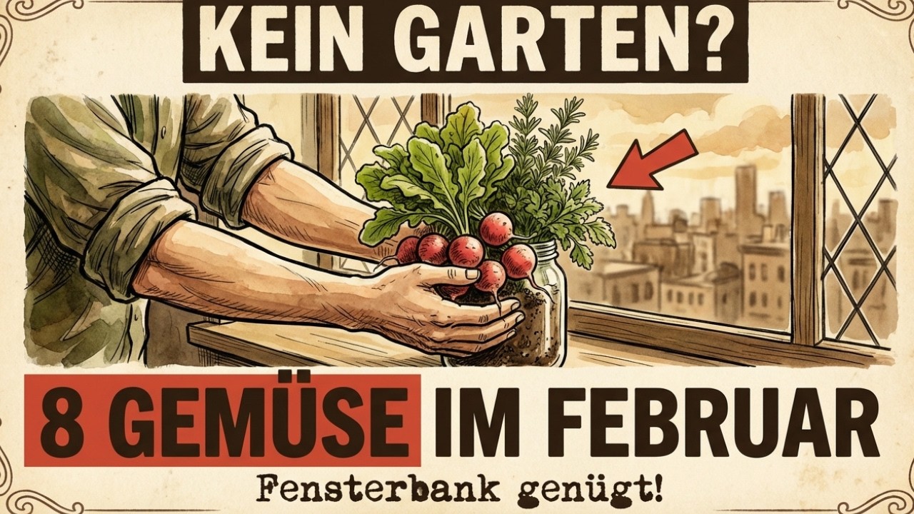 Sie brauchen keinen Garten! 8 Gemüse im Februar zu Hause anbauen für frische Lebensmittel 🌱