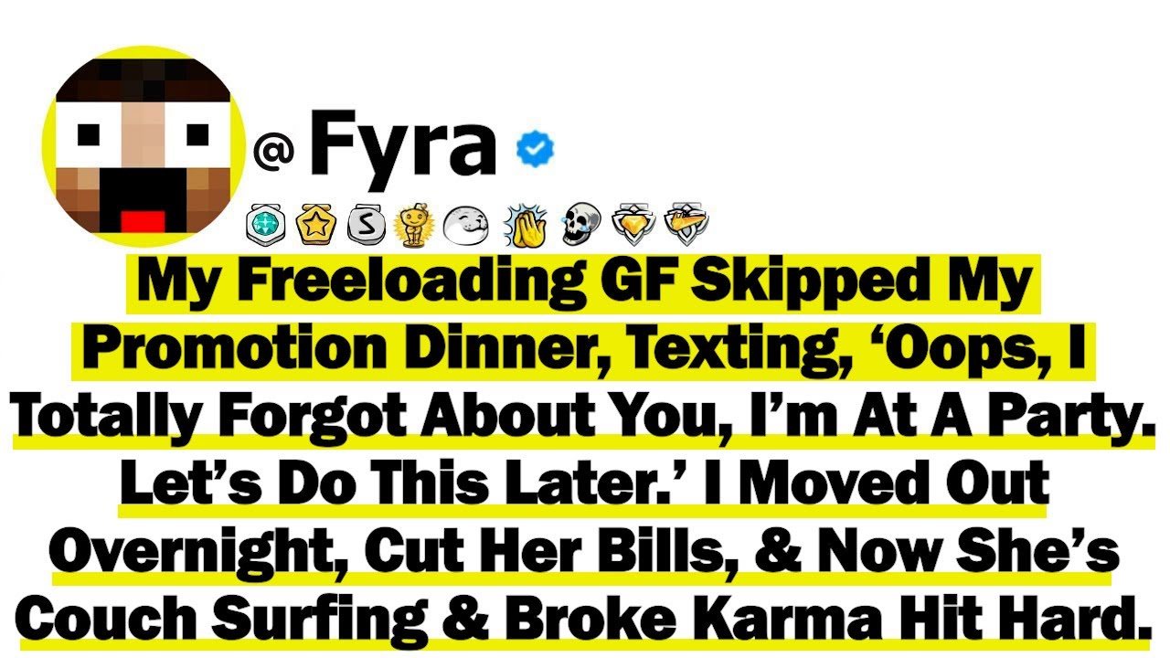 My Freeloading GF Skipped My Promotion Dinner, Texting, ‘Oops, I Totally Forgot About You, I’m At A