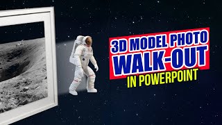 PowerPoint 3D Model Animation Tutorial  Photo Walkout Trick