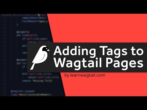 Wagtail CMS: Adding Tags to Pages