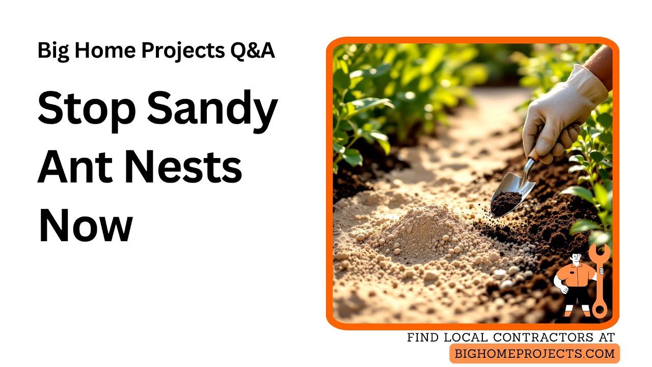 Sandy Soil Ant Nestproofing: Compost, Mulch, Fabric