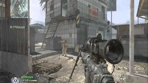 MW2 Trickshots on Favela ( not the best )