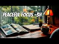 Autumn Cozy Café Rain Jazz Ambience for Peaceful Focus