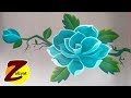 رسم وردة بالخطوات للمبتدئين | تعلم الرسم