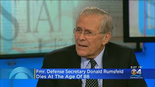 Former Defense Secretary Donald Rumsfeld Dies At 88