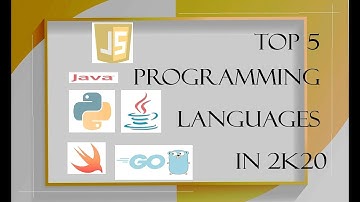 TOP 5 PROGRAMMING LANGUAGES IN 2020