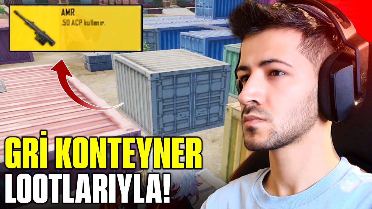 GRİ KONTEYNER LOOTLARIYLA WİN ALMAK?(AMR ÇIKTI) pubg mobile