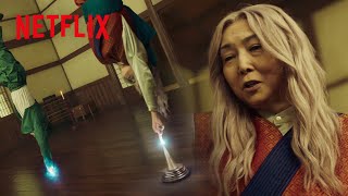超スパルタで幽助を鍛える霊能力者 幻海 | 幽☆遊☆白書 | Netflix Japan