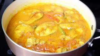 অতিথী আপ্যায়নে কাঁচা মাছ দিয়ে মুখে লেগে থাকার মত রেসিপি । Bengali fish recipe | Fish curry screenshot 5
