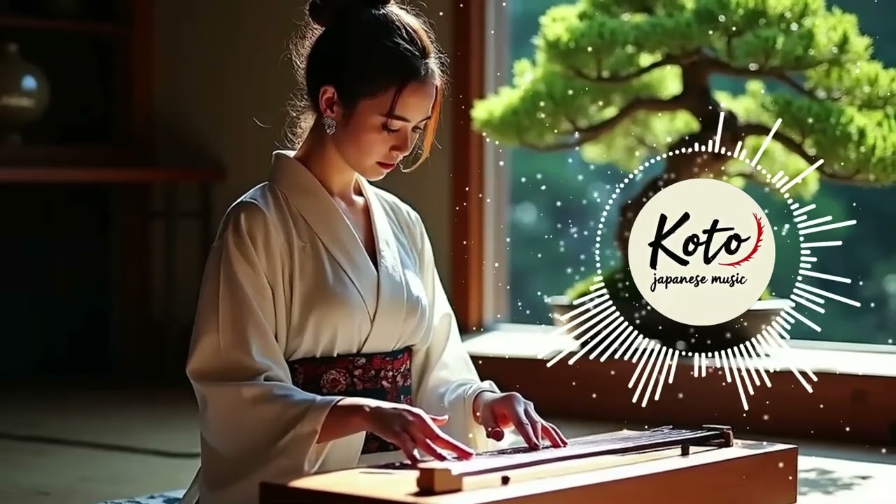 The Will to Conquer the Storm - Koto Japanese Music for Focus, Relaxing and Sleeping