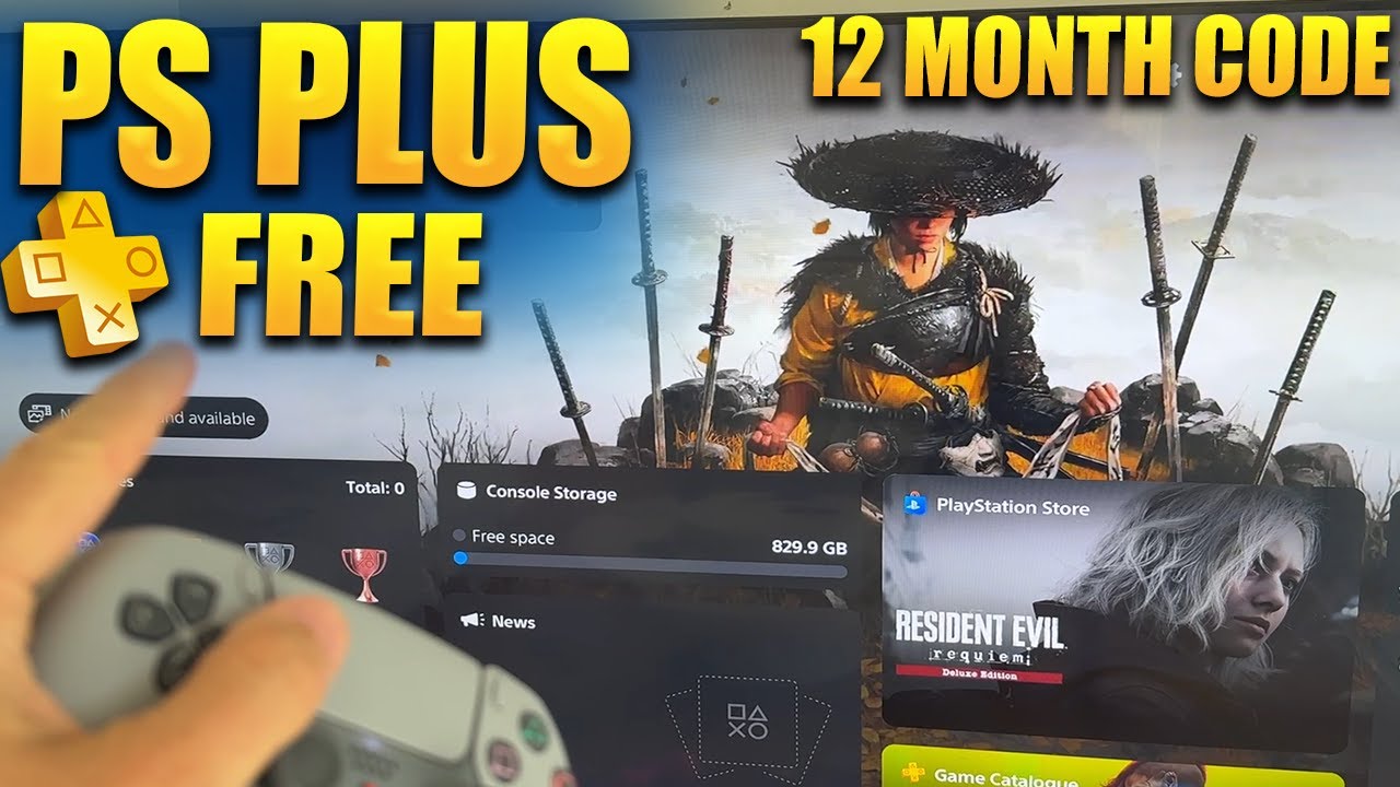 How to Get FREE PS Plus 12-Month Code in 2025! (Step-by-Step Tutorial ...