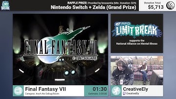 Final Fantasy VII (PC - No Debug Room) by CreativeEly (RPG Limit Break 2017 Part 4)