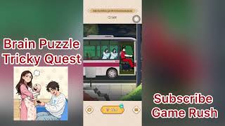 Brain Puzzle : Tricky Quest Level 12 Endless Bus | Walkthrough Solution #brainpuzzle
