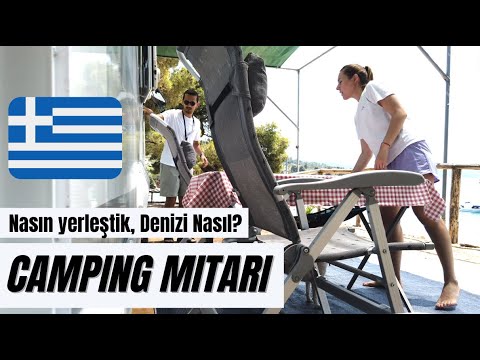 Camping Mitari, Nikiti Yunanistan | Nasıl Yerleştik, Denizi Nasıl?