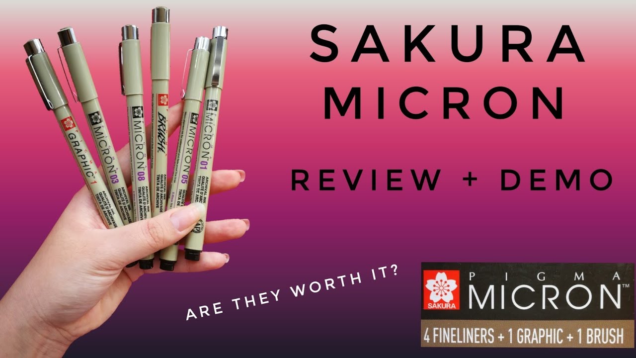 Best Fineliner Out There? // Sakura Micron Pigma Pen Review // Reviews 