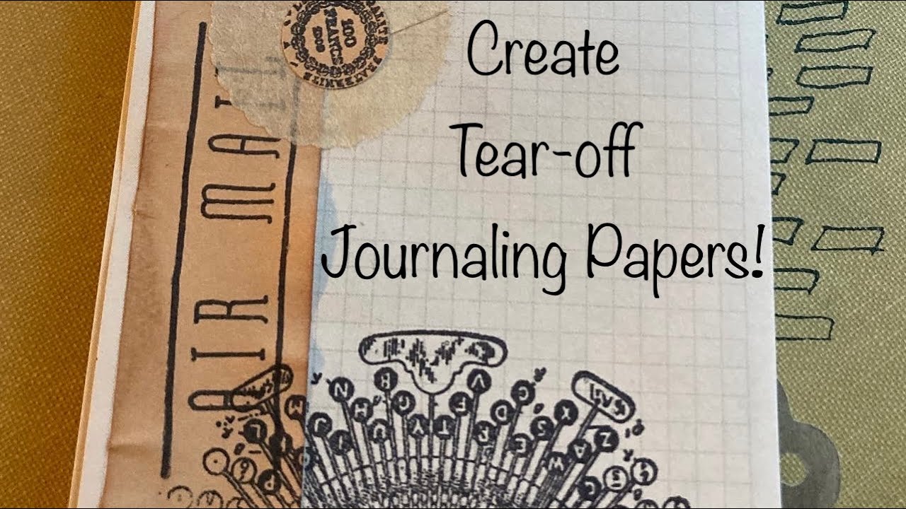 Quickly Creating Self-Contained Embellished Journaling Papers for Your ...