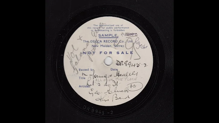 George Elrick & His Band - Medley inc Young & Heal...