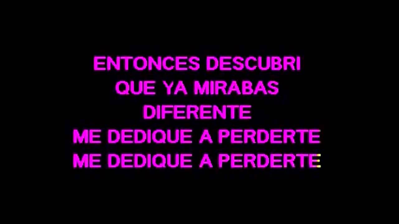ALEJANDRO FERNANDEZ MIX karaoke