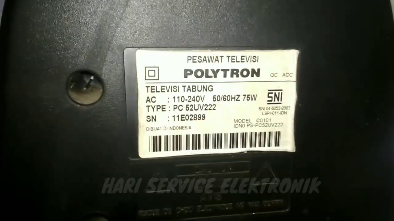  Tv  polytron gambar  kemerah merahan bagian pinggir YouTube