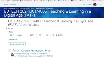 How to View Forums, Assignments & Quizzes for the Entire Semester!