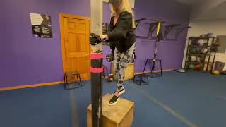 Celebrity Dumbbell Eccentric Box Step Down Wealth