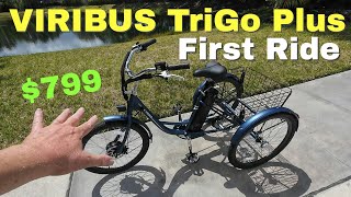 NEW eTrike | Viribus TriGo Plus (eBike First Ride)