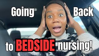 IM GOING BACK TO BEDSIDE NURSING| I quit my clinic nursing job| Becoming a lactation consultant