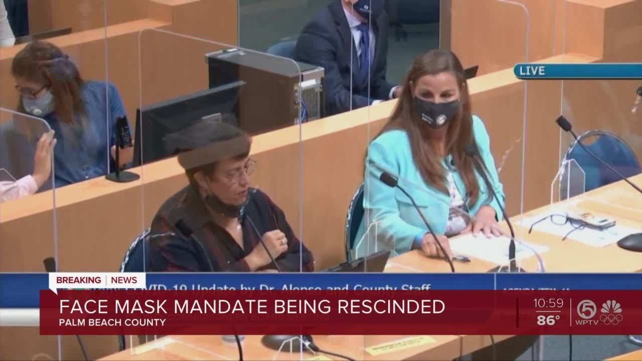 Palm Beach County's mask mandate is over, officials say - YouTube