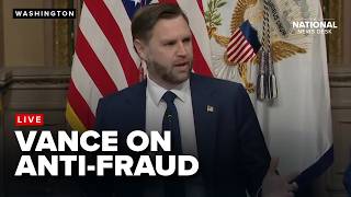 Vice President JD Vance hosts a roundtable on anti-fraud initiatives