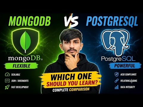 MongoDB vs PostgreSQL 🤯 | Which Database Should You Learn in 2026?