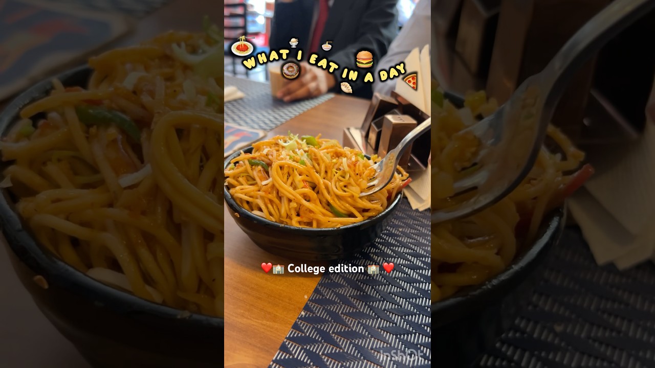 Что я ем за день🍔🍕🍨Выпуск для колледжа🏫❤️