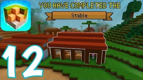 Block Craft 3D: Building Game - Gameplay Walkthrough Part 12 - Stable (iOS, Android)