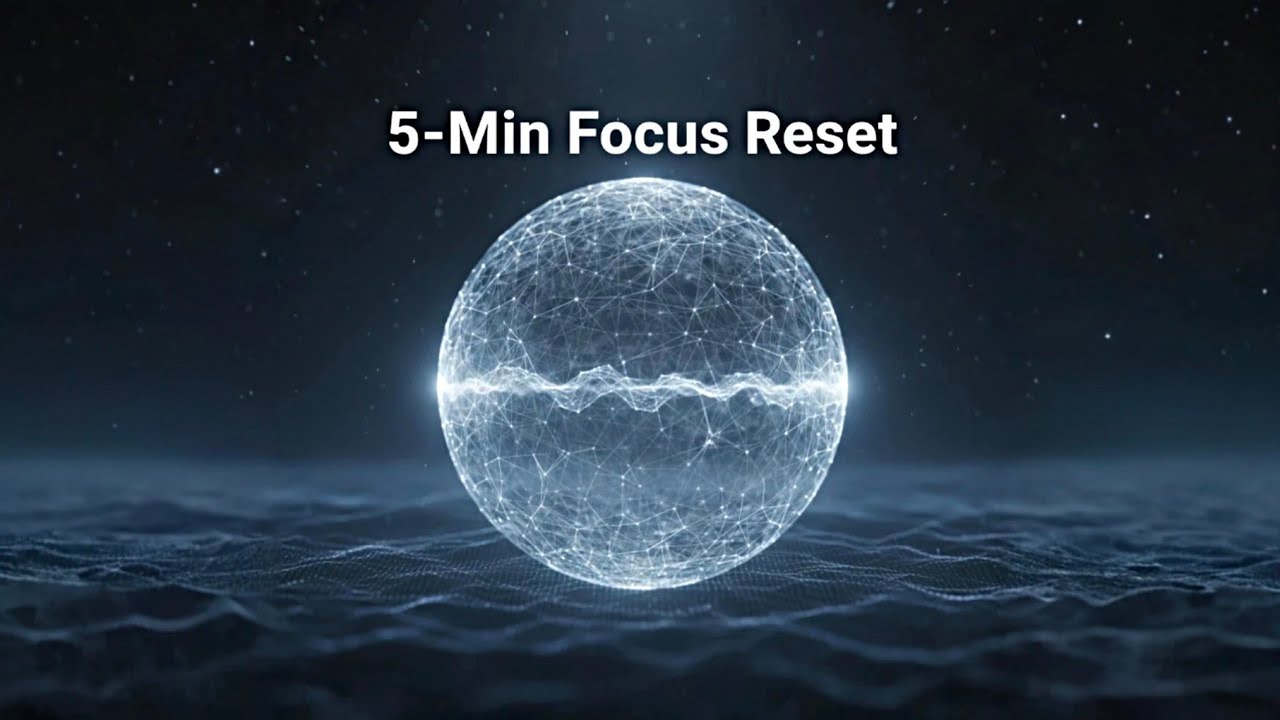Neural Micro-Focus Boost Instrumental: 5-Minute AI Ambient to Reset Your Mind (4K)