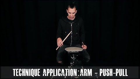 JamesPayneDrums.com - Push Pull hand technique Application drum lesson preview