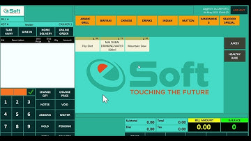 eSoft Restaurant POS (Interface Demo)