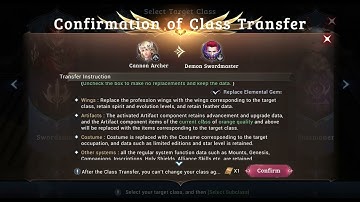 MU ORIGIN 3 -  How to Class Transfer