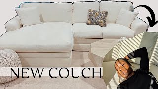 I BOUGHT A COUCH FROM LIVING SPACES | COSTELLO SECTIONAL REVIEW | LYNDA JAY