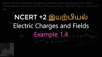4.Physics | Electric Charges and Fields | Example 1.4