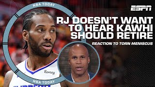 Richard Jefferson doesn't wanna hear the Kawhi Leonard should retire talk | NBA Today