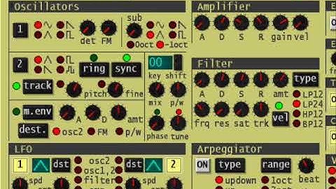 Synth1 And Velocity in LMMS