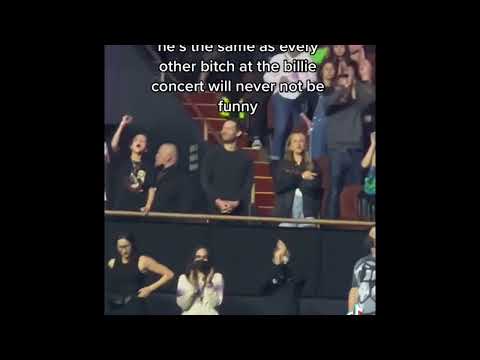 Tobey Maguire at Billie Eilish Concert (All Angles Compilation)