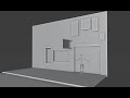 3D Modeling in Blender - Cyberpunk Street Part 1: Blocking
