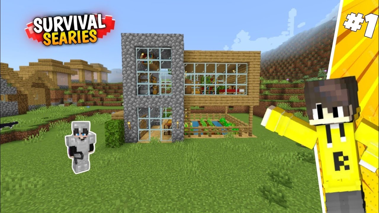 Minecraft pe survival series ep 1 ️ || the new journey begins. - YouTube